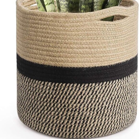 Rope plant basket 11” x 11” - Picture 2 of 7